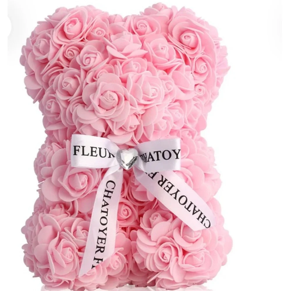 Chatoyer fleur pink rose bear